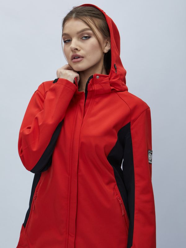 Women's windbreaker MTFORCE large red 22211Kr